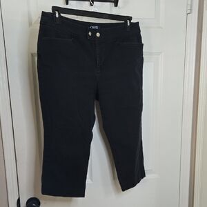 Chaps Black Ankle & Cropped Jeans 14P